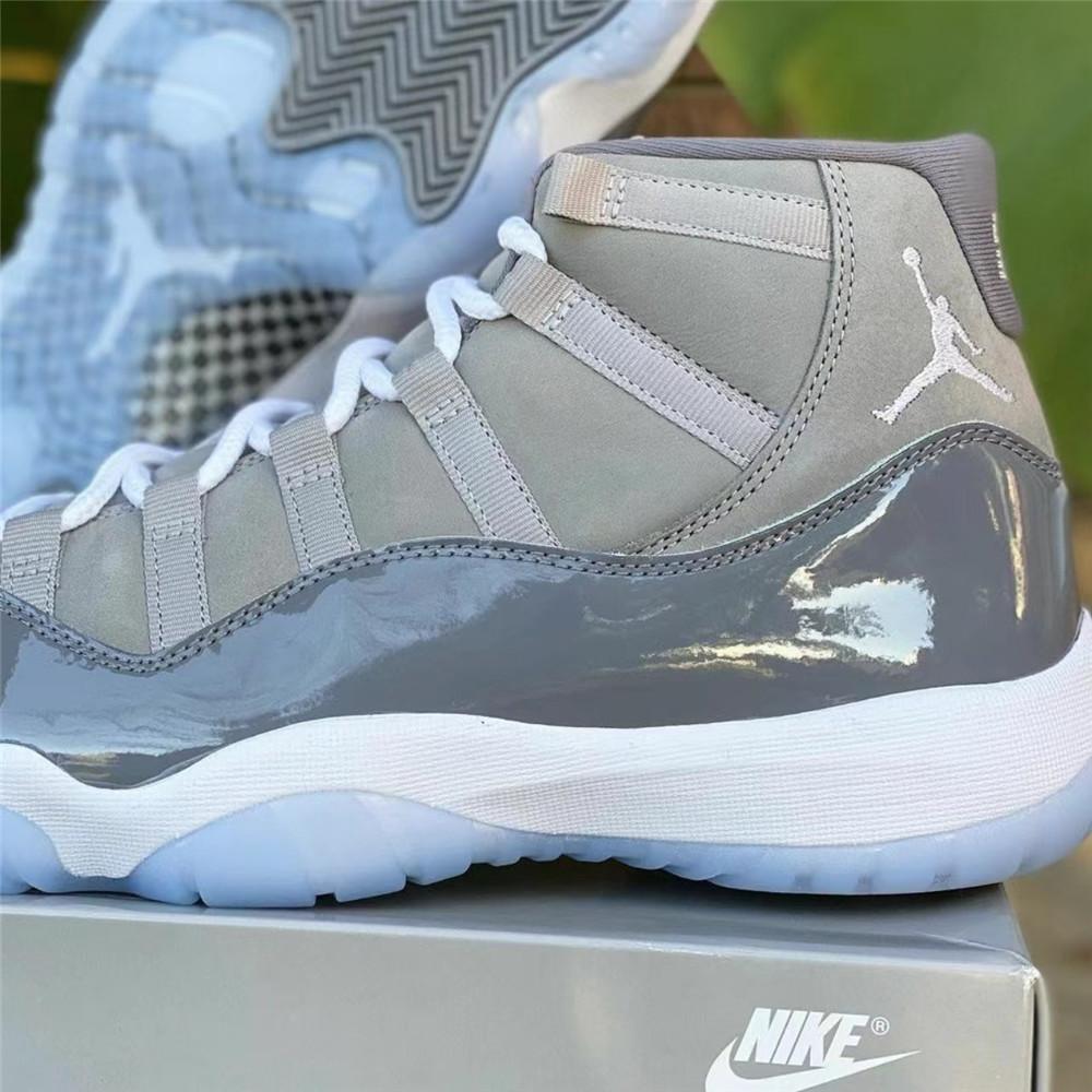 PK GOD Air Jordan 11 cool grey retail materials ready to ship